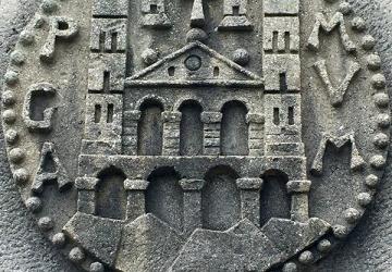 Logo UniBG, fregio decorativo